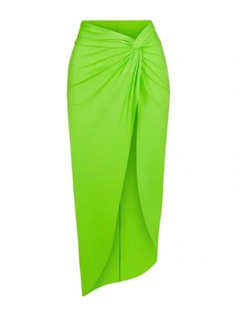 SKIMS new Neon Green Sarong Swim Skirt small